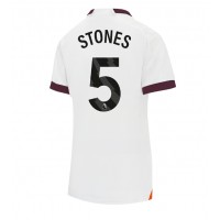 Billiga Manchester City John Stones #5 Borta fotbollskläder Dam 2023-24 Kortärmad